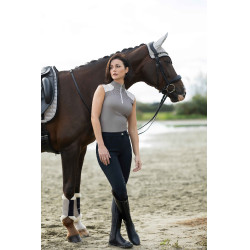 Top fonctionnel HKM Amalfi Taupe / beige Marron Top fonctionnel HKM Amalfi Taupe / beige Marron