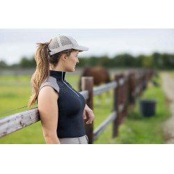 Top fonctionnel HKM Amalfi Noir / taupe Top fonctionnel HKM Amalfi Noir / taupe