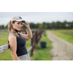 Top fonctionnel HKM Amalfi Noir / taupe Top fonctionnel HKM Amalfi Noir / taupe