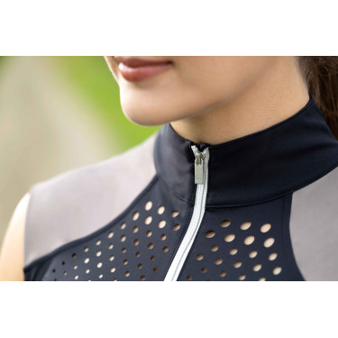 Top fonctionnel HKM Amalfi Noir / taupe Top fonctionnel HKM Amalfi Noir / taupe