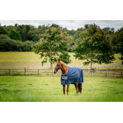 Couverture Horseware Amigo Ripstop 900D Turnout 100g Marine / gris titanium Bleu marine Couverture Horseware Amigo Ripstop 900D Turnout 100g Marine / gris titanium Bleu marine