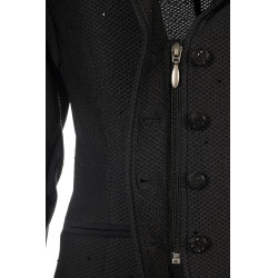 Veste de concours HKM Crystal Noir Veste de concours HKM Crystal Noir