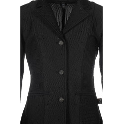 Veste de concours HKM Crystal Kids Noir Veste de concours HKM Crystal Kids Noir