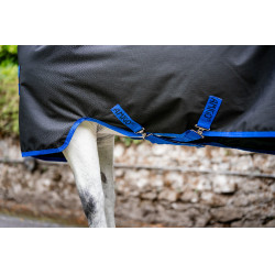 Couverture Horseware Amigo Ripstop 900D Turnout 200g Noir / bleu classique