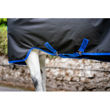 Couverture Horseware Amigo Ripstop 900D Turnout 200g Noir / bleu classique