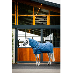 Couverture Horseware Ionic Therapy Mesh Cooler Bleu imperial / argent / marine Couverture Horseware Ionic Therapy Mesh Cooler Bleu imperial / argent / marine