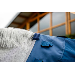 Couverture Horseware Ionic Therapy Mesh Cooler Bleu imperial / argent / marine Couverture Horseware Ionic Therapy Mesh Cooler Bleu imperial / argent / marine