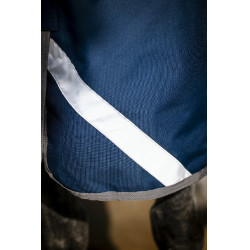 Couverture Horseware Ionic Therapy Turnout 100g Bleu imperial / argent / marine