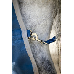 Couverture Horseware Ionic Therapy Turnout 100g Bleu imperial / argent / marine