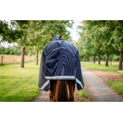 Couverture Horseware Rambo 1680D Turnout 50g Marine / orage / gris argent Bleu marine Couverture Horseware Rambo 1680D Turnout 50g Marine / orage / gris argent Bleu marine