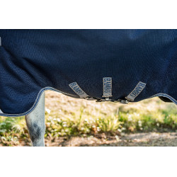 Couverture Horseware Rambo 1680D Turnout 50g Marine / orage / gris argent Bleu marine Couverture Horseware Rambo 1680D Turnout 50g Marine / orage / gris argent Bleu marine