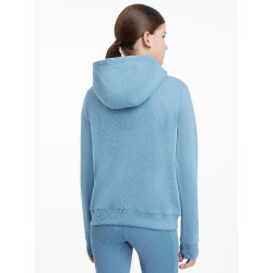 Sweat à capuche LeMieux Classique Young Rider Ice blue Bleu