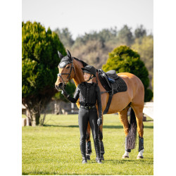 Tapis de selle LeMieux Square de Eurojump Self-Cool 3D Noir