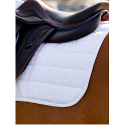 Tapis de selle LeMieux Square de Eurojump Self-Cool 3D Blanc