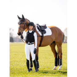 Tapis de selle LeMieux Square de Eurojump Self-Cool 3D Blanc