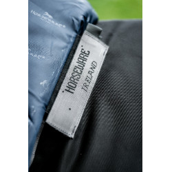Couverture Horseware Rambo 1680D Turnout Plus 100g Noir / orage / gris argent