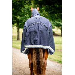 Couverture Horseware Rambo Duo Ripstop Plus Turnout Bundle (100g + 100g + 200g) 1000D Marine / orage / gris argent Bleu marine