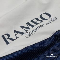 Couverture Horseware Rambo Summer Series V-Front Marine / gris Bleu
