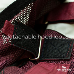 Couverture Horseware Rambo Summer Series V-Front Marine / gris Bleu