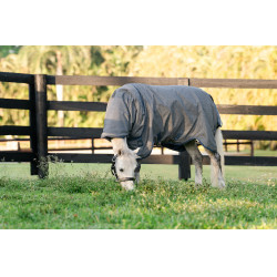 Couverture Horseware Rhino Hexstop Plus Poney Turnout 0g Gris / indigo / marine Couverture Horseware Rhino Hexstop Plus Poney Turnout 0g Gris / indigo / marine