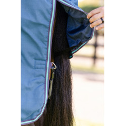 Couverture Horseware Rhino Turnout 100g 1000D Marine / gris / aqua / gris Bleu marine Couverture Horseware Rhino Turnout 100g 1000D Marine / gris / aqua / gris Bleu marine