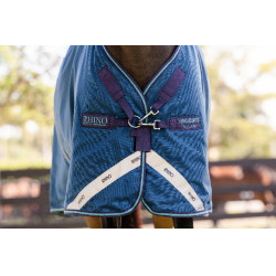Couverture Horseware Rhino Turnout 100g 1000D Marine / gris / aqua / gris Bleu marine Couverture Horseware Rhino Turnout 100g 1000D Marine / gris / aqua / gris Bleu marine