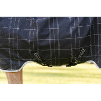 Couverture Horseware Rhino Wug Poney Turnout 100g Noir / carreaux blanc gris Couverture Horseware Rhino Wug Poney Turnout 100g Noir / carreaux blanc gris