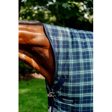 Couverture Horseware Rhino Wug Turnout 0g 100D Hunter check / marine / vert Motifs