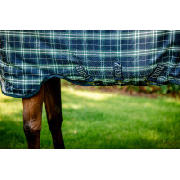 Couverture Horseware Rhino Wug Turnout 0g 100D Hunter check / marine / vert Motifs Couverture Horseware Rhino Wug Turnout 0g 100D Hunter check / marine / vert Motifs