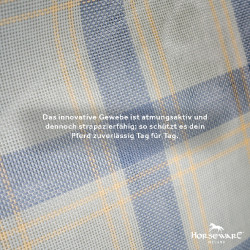 Couvre-cou anti-mouches Horseware Newmarket Marine witney Bleu marine