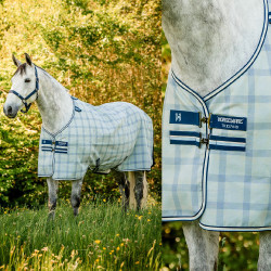 Couvre-cou anti-mouches Horseware Newmarket Marine witney Bleu marine