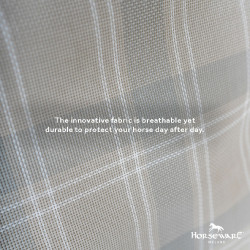 Couvre-cou anti-mouches Horseware Newmarket Charbon de bois witney Gris