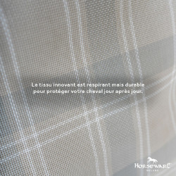 Couvre-cou anti-mouches Horseware Newmarket Charbon de bois witney Gris