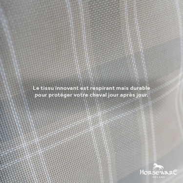 Couvre-cou anti-mouches Horseware Newmarket Charbon de bois witney Gris