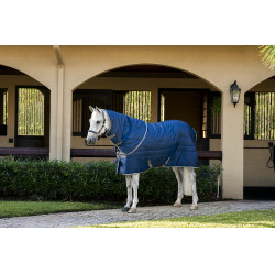 Couvre-cou d'écurie Horseware Amigo Ripstop Insulator 200g Marine / gris titanium Bleu marine Couvre-cou d'écurie Horseware Amigo Ripstop Insulator 200g Marine / gris titanium Bleu marine
