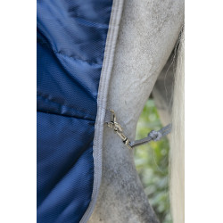 Couvre-cou d'écurie Horseware Amigo Ripstop Insulator 200g Marine / gris titanium Bleu marine Couvre-cou d'écurie Horseware Amigo Ripstop Insulator 200g Marine / gris titanium Bleu marine