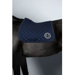 Tapis Sunny et bonnet Funny Harcour pack Marine / doré clair Bleu marine