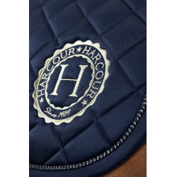 Tapis Sunny et bonnet Funny Harcour pack Marine / doré clair Bleu marine