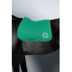 Tapis Sunny et bonnet Funny Harcour pack Vert / doré clair Tapis Sunny et bonnet Funny Harcour pack Vert / doré clair