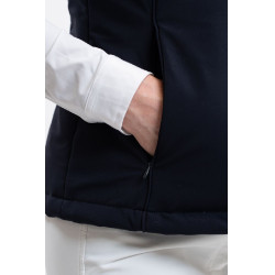 Veste sans manches Harcour Pola femme Marine / blanc Bleu