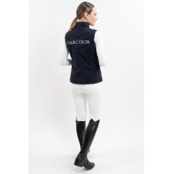 Veste sans manches Harcour Pola femme Marine / blanc Bleu