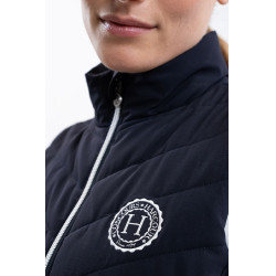 Veste sans manches Harcour Pola femme Marine / blanc Bleu