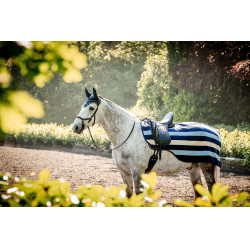 Couvre-reins polaire Horseware Newmarket Marine witney Bleu marine