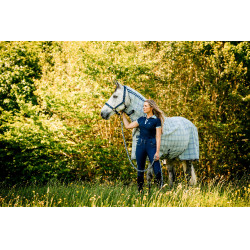 Licol et longe Horseware Newmarket Marine witney Bleu marine