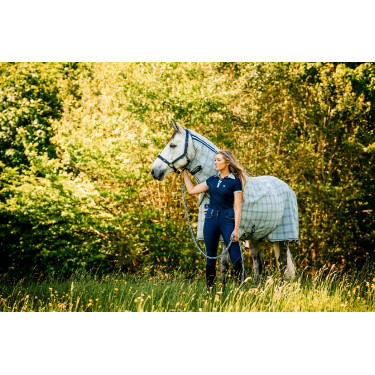 Licol et longe Horseware Newmarket Marine witney Bleu marine