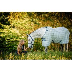 Licol et longe Horseware Newmarket Marine witney Bleu marine