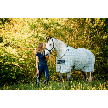 Licol et longe Horseware Newmarket Marine witney Bleu marine