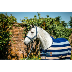 Licol et longe Horseware Newmarket Marine witney Bleu marine