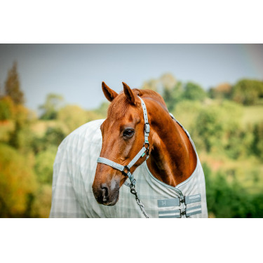 Licol et longe Horseware Newmarket Charbon de bois witney Gris Licol et longe Horseware Newmarket Charbon de bois witney Gris