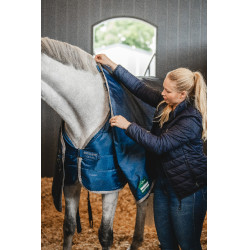Liner Horseware Ionic Therapy 50g Bleu imperial / argent / marine Liner Horseware Ionic Therapy 50g Bleu imperial / argent / marine